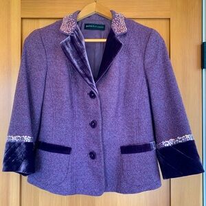 Dana Buckman Wool/Silk blazer